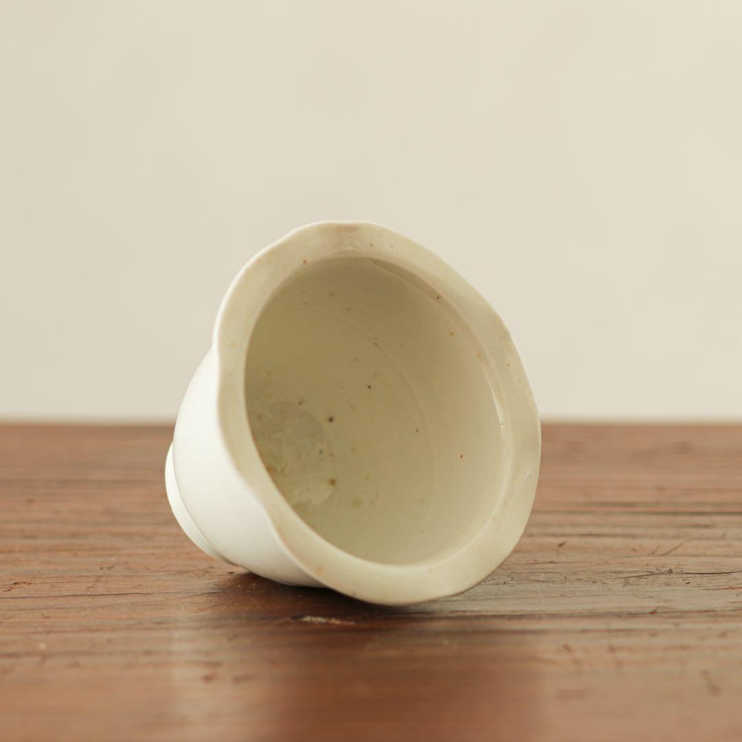 伊万里　古伊万里　江戸　中期　白磁　輪花　向付