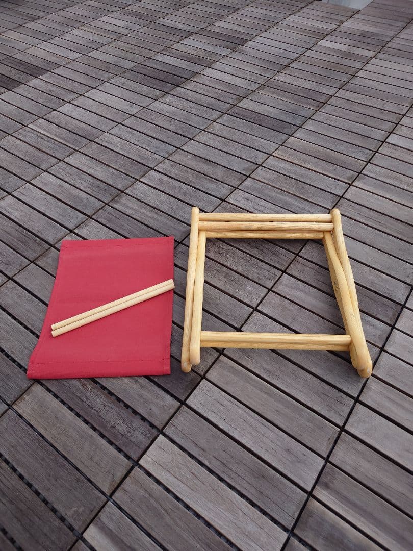 EIチェア／キャニオンレッド／キャンプスツール／ESSEX INDUSTRIES