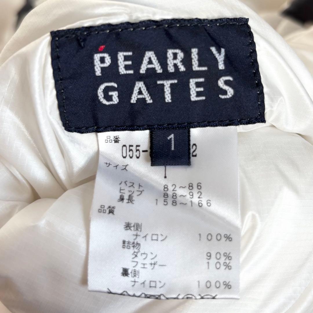 【美品】PEARLY GATES パーリーゲイツ ダウンベスト リバーシブル M