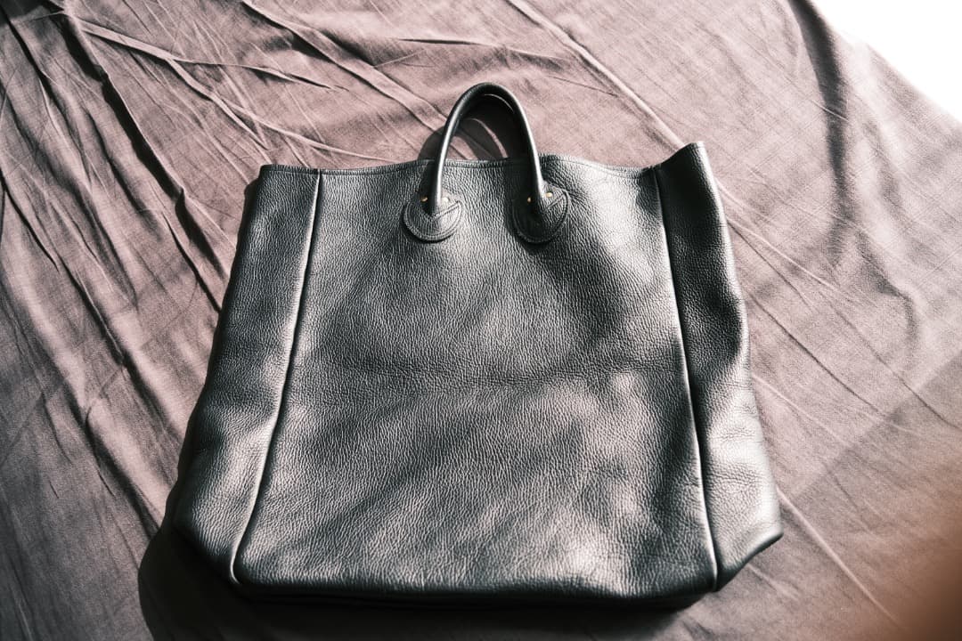 【売り切りたい】Young&Olsen ブラック レザートートバッグ Lサイズ