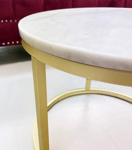 センターテーブル モダン 大理石テーブル アイアン 66501CT66502CT