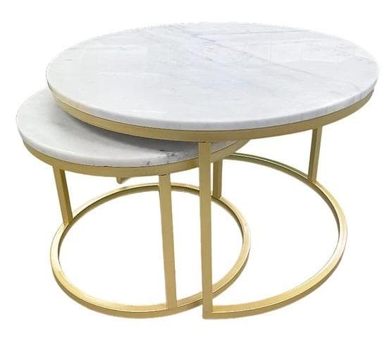 センターテーブル モダン 大理石テーブル アイアン 66501CT66502CT