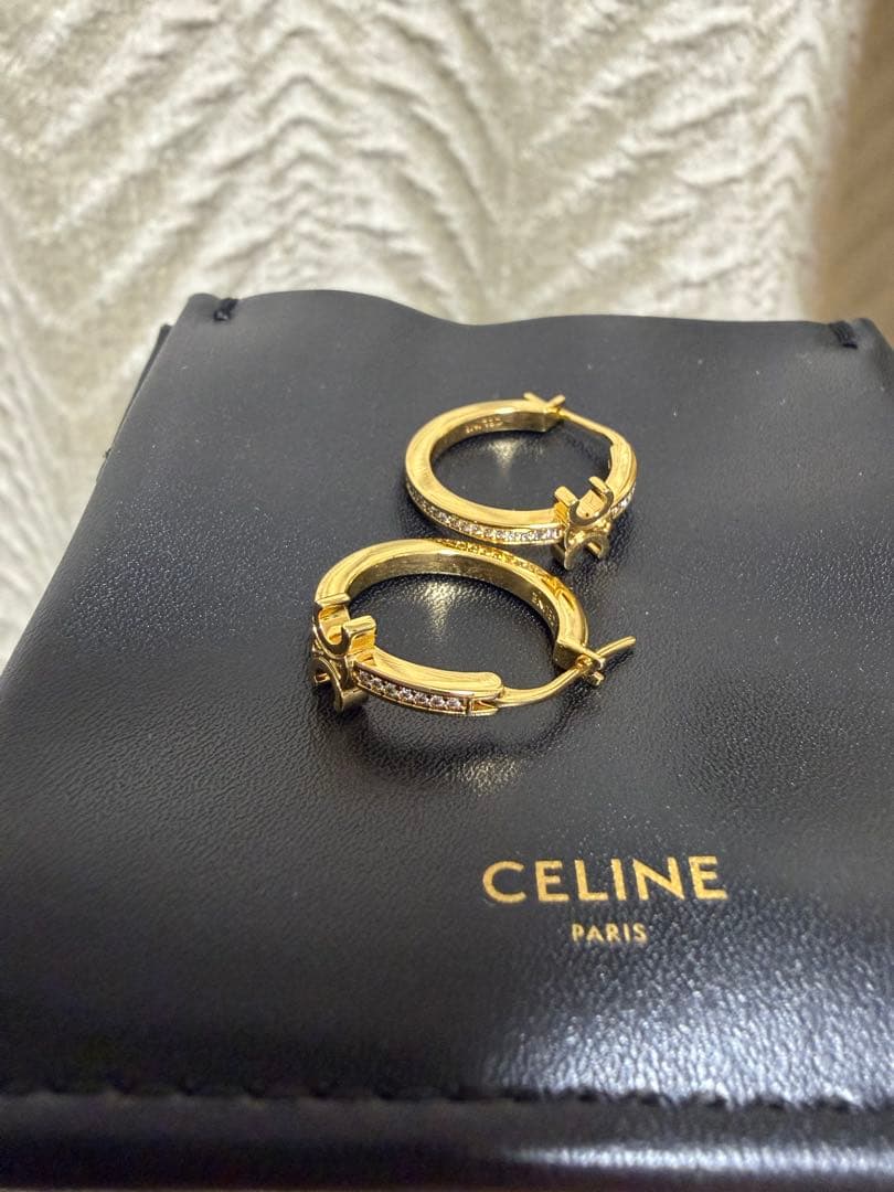 CELINE セリーヌ ピアス トリオンフ スパークル