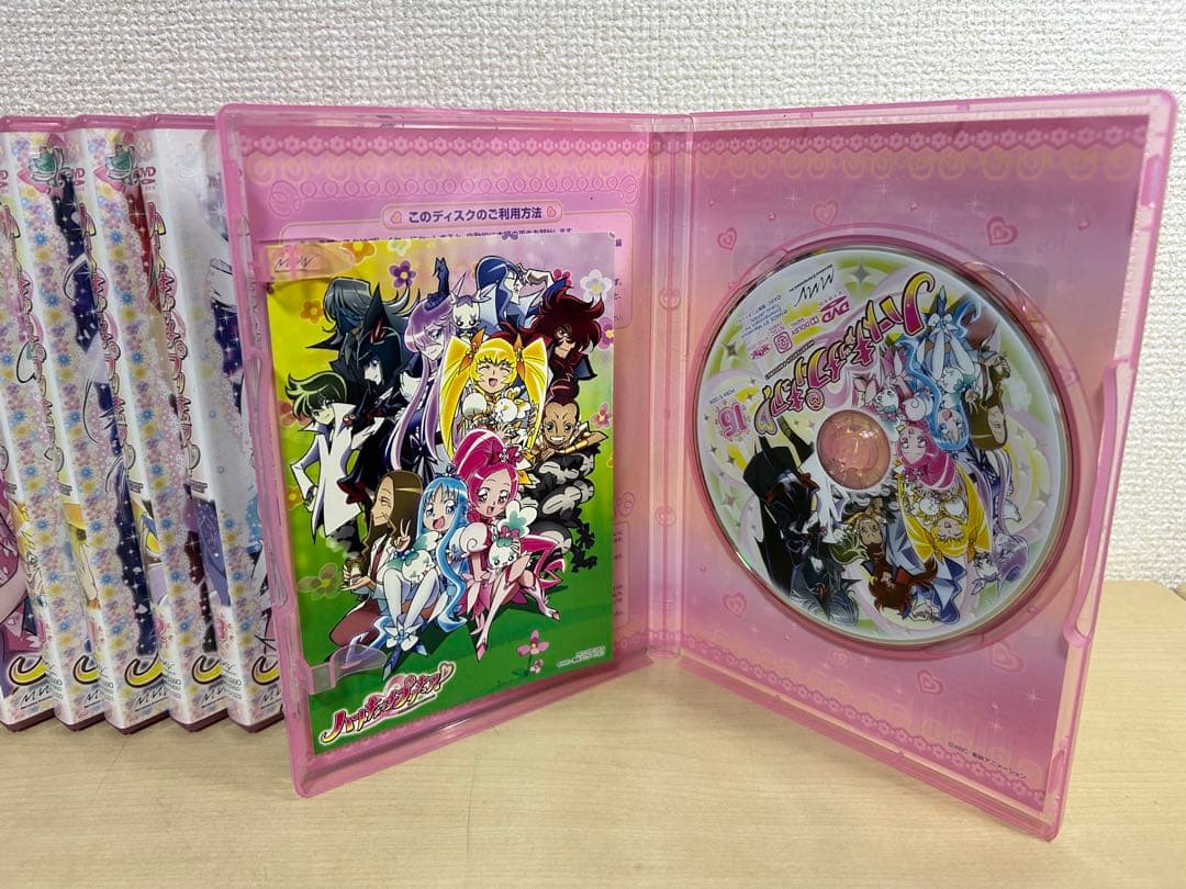 ハートキャッチプリキュア！　DVD 全16巻セット　ポストカード入り