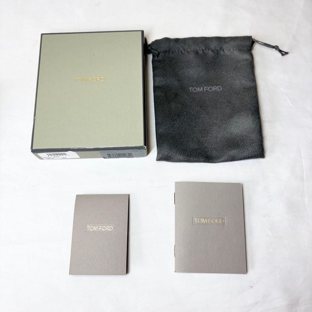 【希少　美品】　トムフォード　マネークリップ　二つ折財布　ゼブラ　アニマル