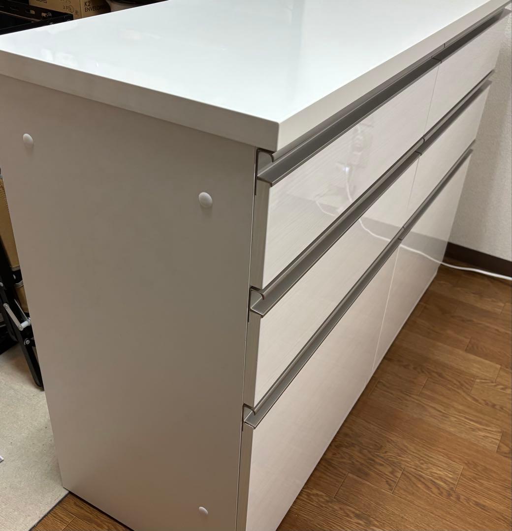 ニトリ　リガーレ　120幅　キッチンカウンター