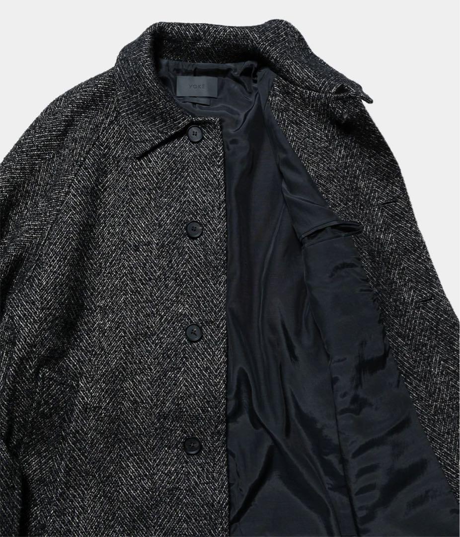 【新品未使用 最終値下げ】YOKE \"TWEED BALMACAAN COAT\"