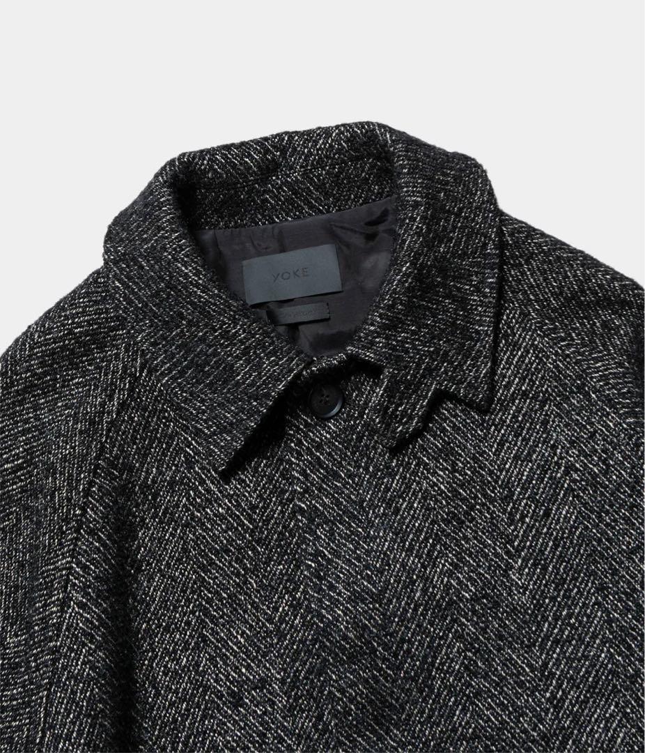 【新品未使用 最終値下げ】YOKE \"TWEED BALMACAAN COAT\"