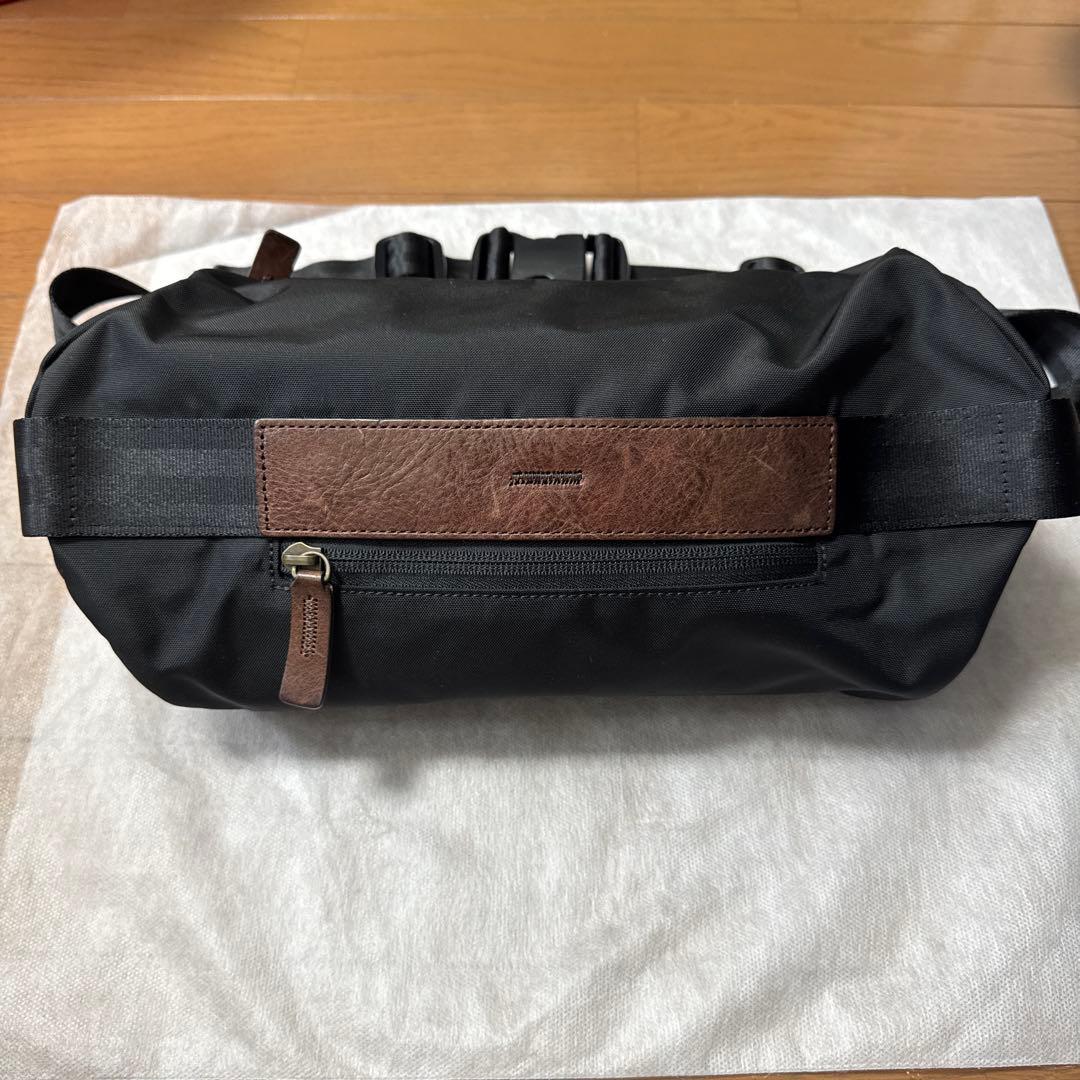土屋鞄 CORDURA® ECO クロスボディバッグ 黒