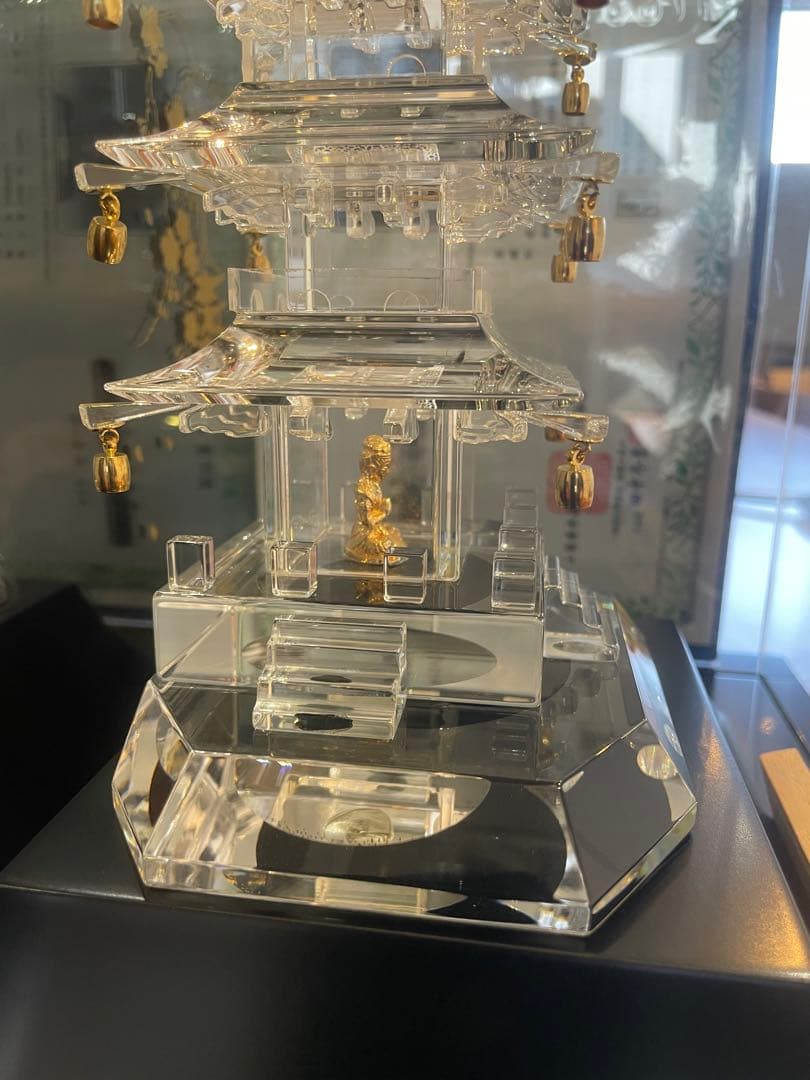 【超希少 • 弥勒様】水晶五重塔 田中佑幸 作