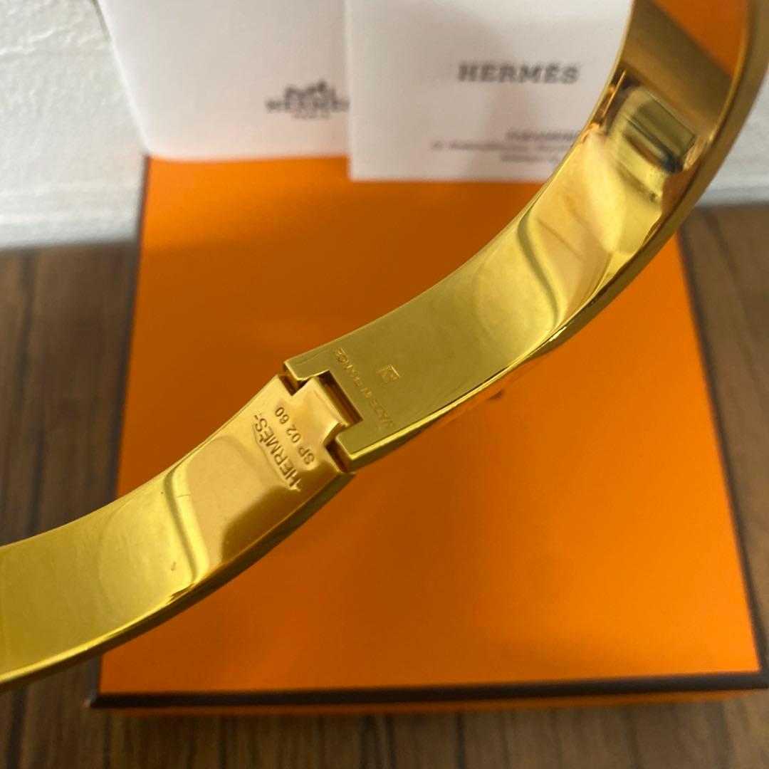 HERMES エルメス エナメルブレスレット クリック