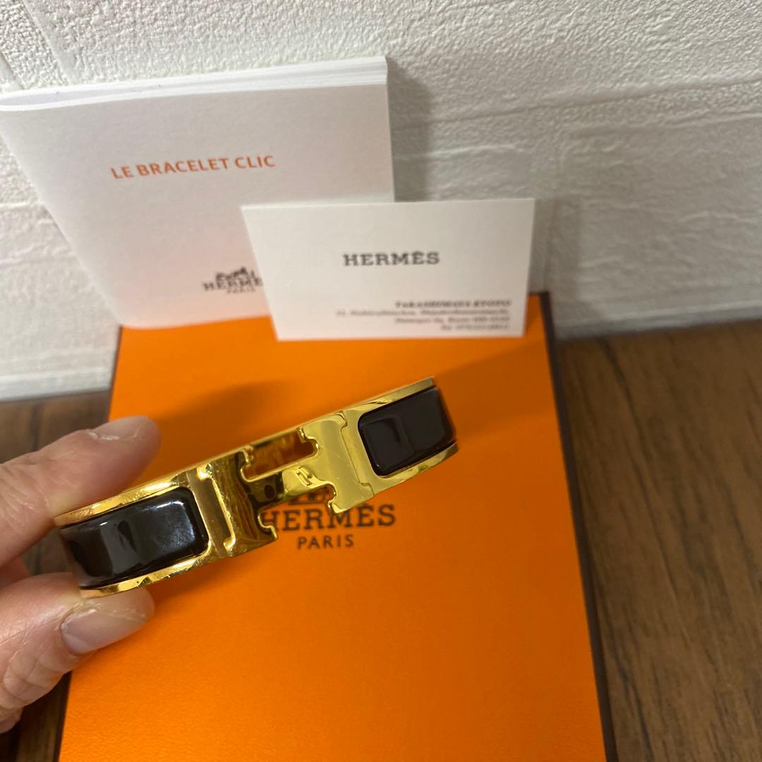 HERMES エルメス エナメルブレスレット クリック
