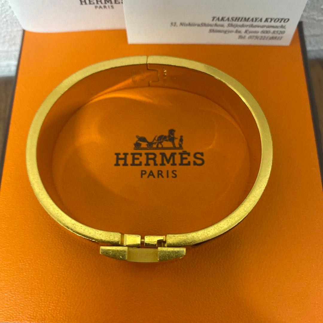 HERMES エルメス エナメルブレスレット クリック