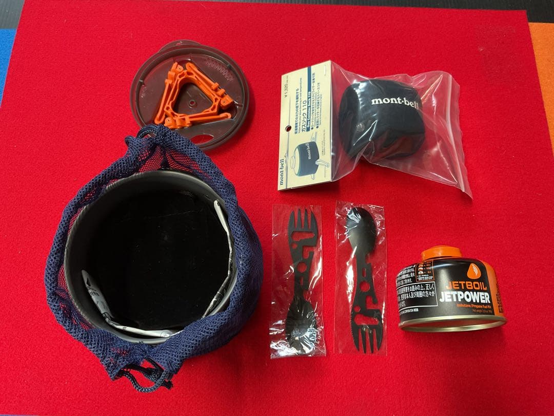 mont-bell JETBOIL ミニモ・カモ柄　新品未使用未点火付属品多数付