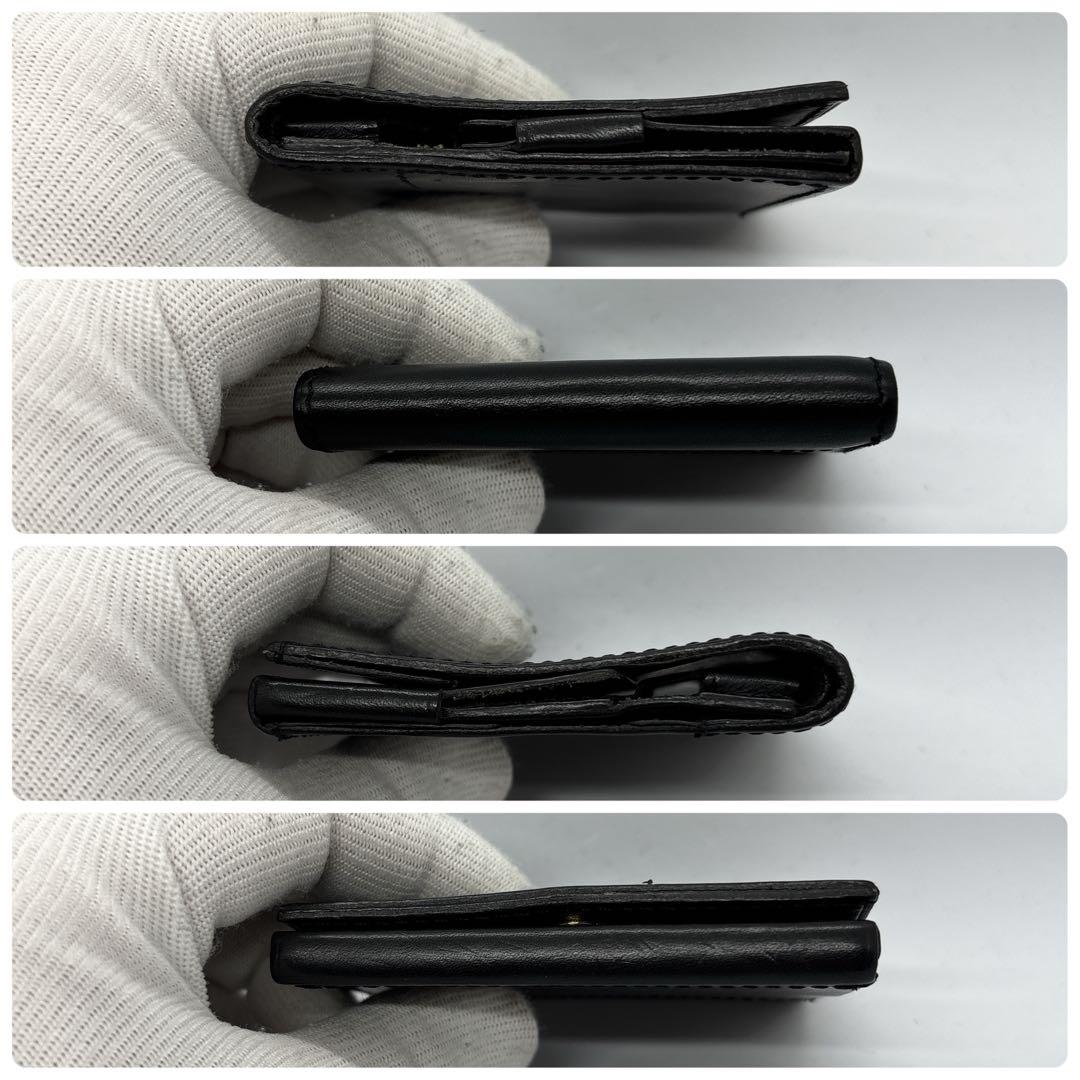 PLOWS　プラウズ　dritto 2thin　もっと小さく薄い財布　ブラック