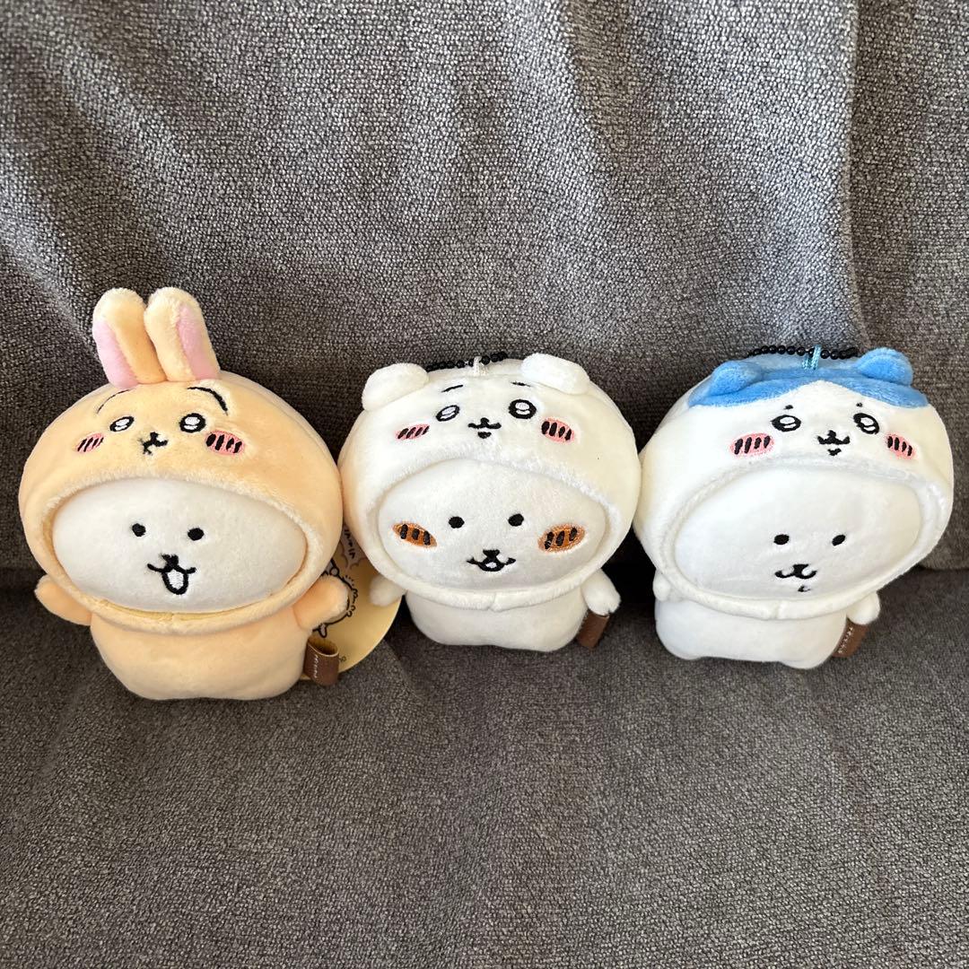 【3点セット未使用】ナガノマーケット変わっちゃお！ぷちミニマスコットキーホルダー