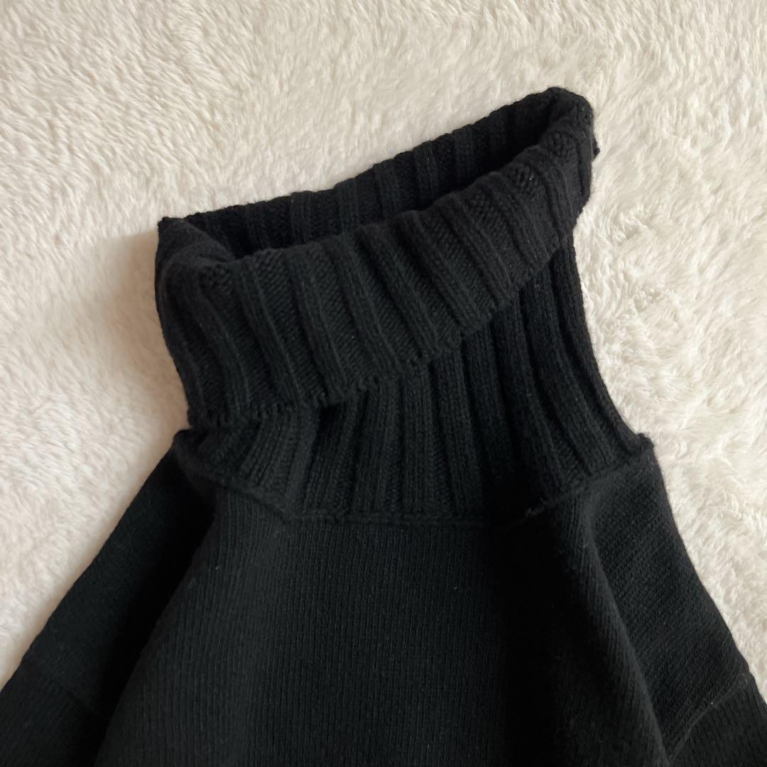 未使用級✨Deuxieme Classe JADE タートルネック ニット 黒