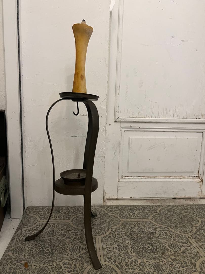 キャンドルスタンド　灯籠　アンティーク　インダストリアル