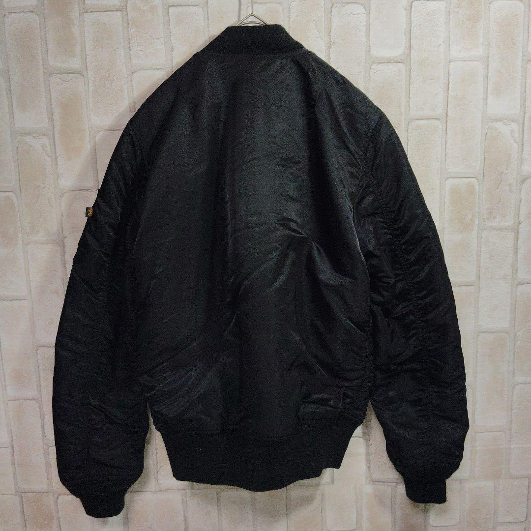 アルファインダストリーズ　MA-1 フライトジャケット　黒　美品