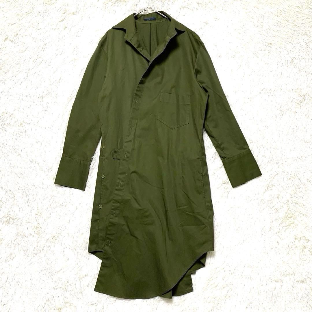 ヨウジ ヤマモト【M】トレンチコート ロング シャツ 綿100% 日本製
