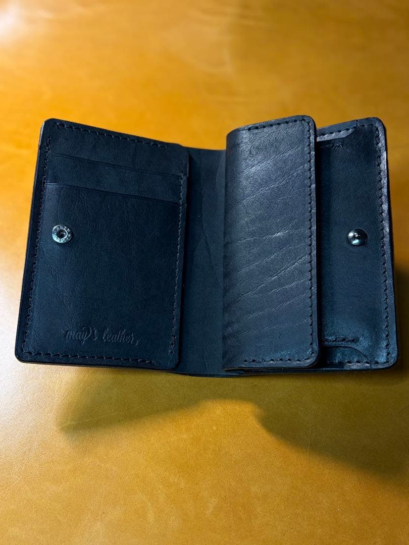 イタリアンレザーマルゴー折りたたみ財布