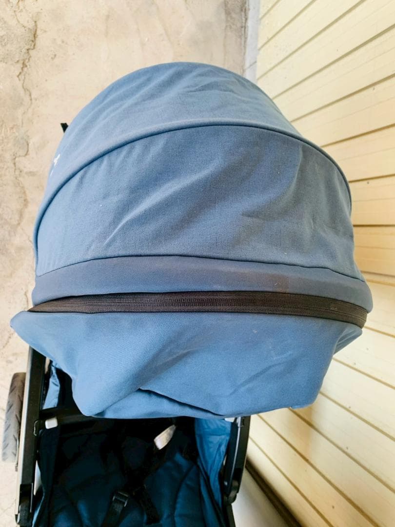 65Z 送料込 Joie エヴァライトデュオ ダブルベビーカー ネイビー 中古品