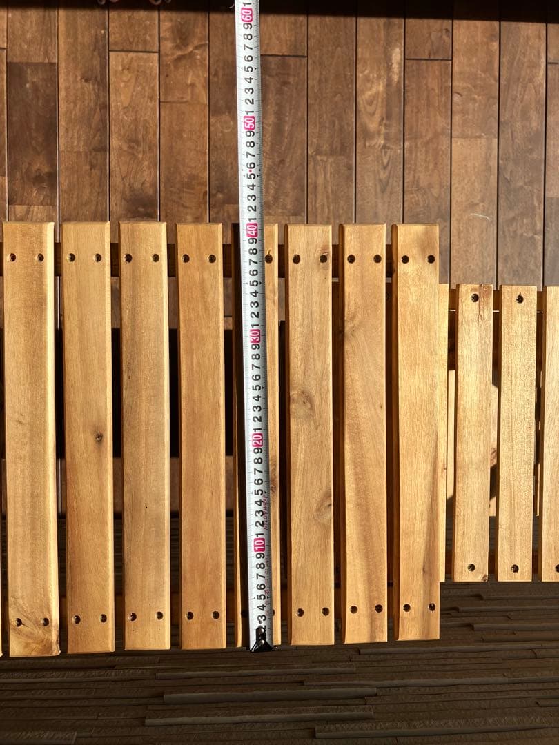 アルパインデザイン ウッドラック4段ワイド テーブル・チェア テーブル