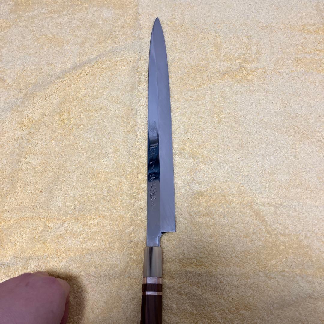 ⑤V10 本焼 平鏡面尺2寸 堺一文字忠國