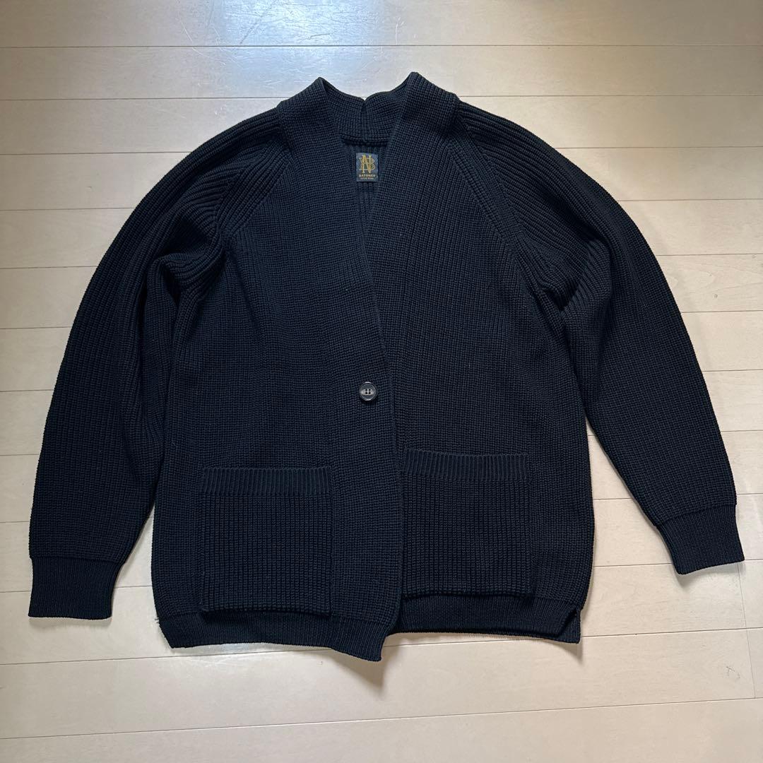 BATONER ブラック カーディガン　サイズ1