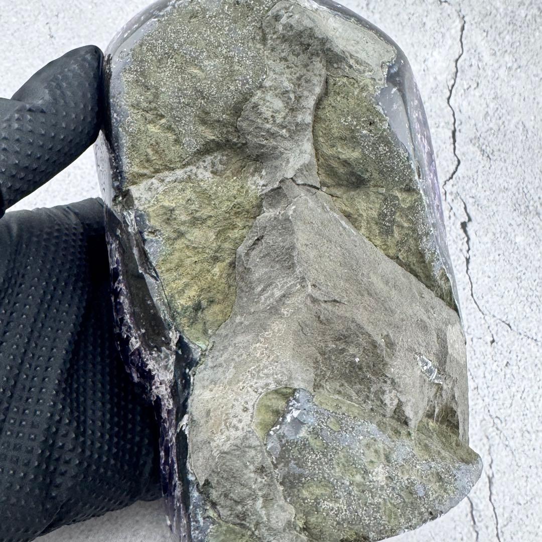 G-95アメジスト濃紫クラスター ドーム 原石 天然石 パワーストーン