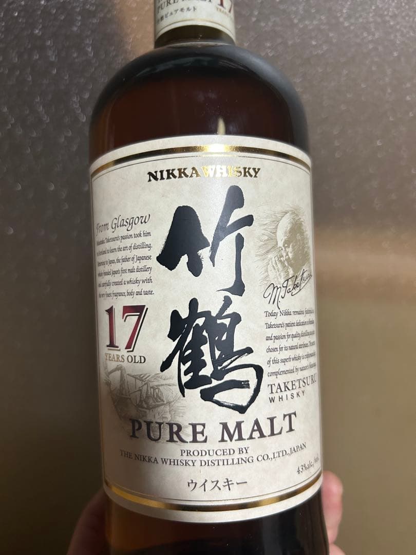 NIKKA WHISKY 竹鶴 17年 ピュアモルト
