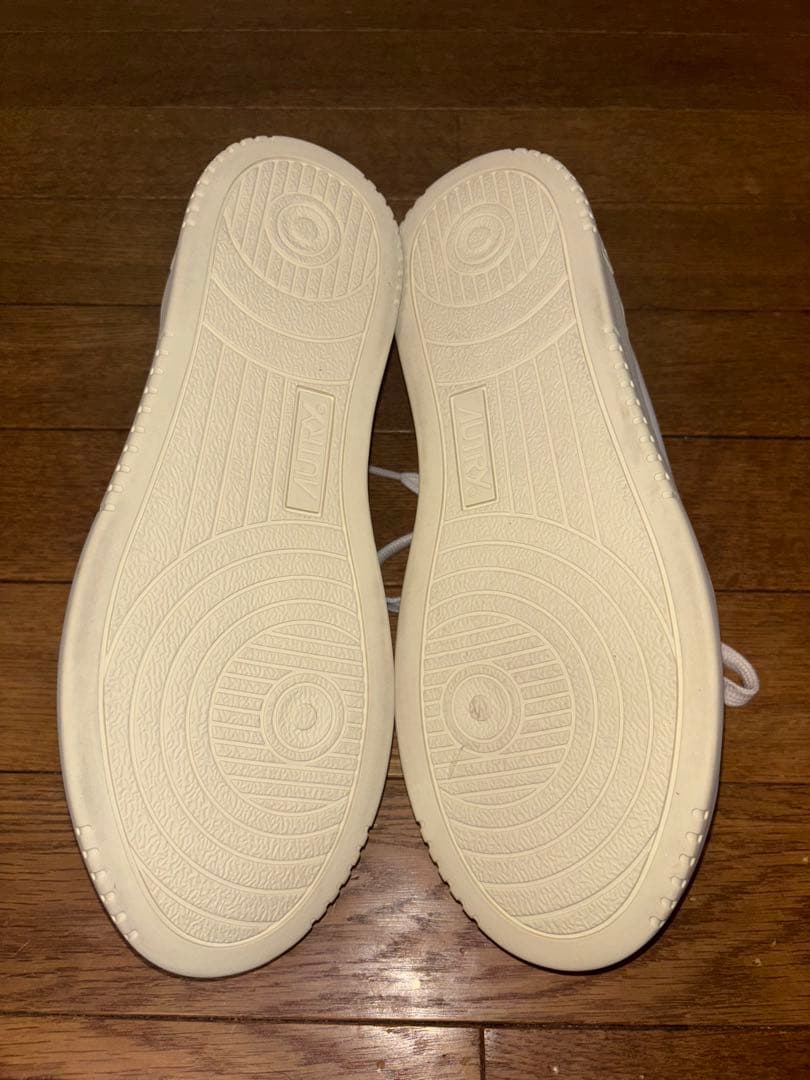 値下げ★新品未使用★24AW AUTRYメダリスト25cm ホワイト×シルバー