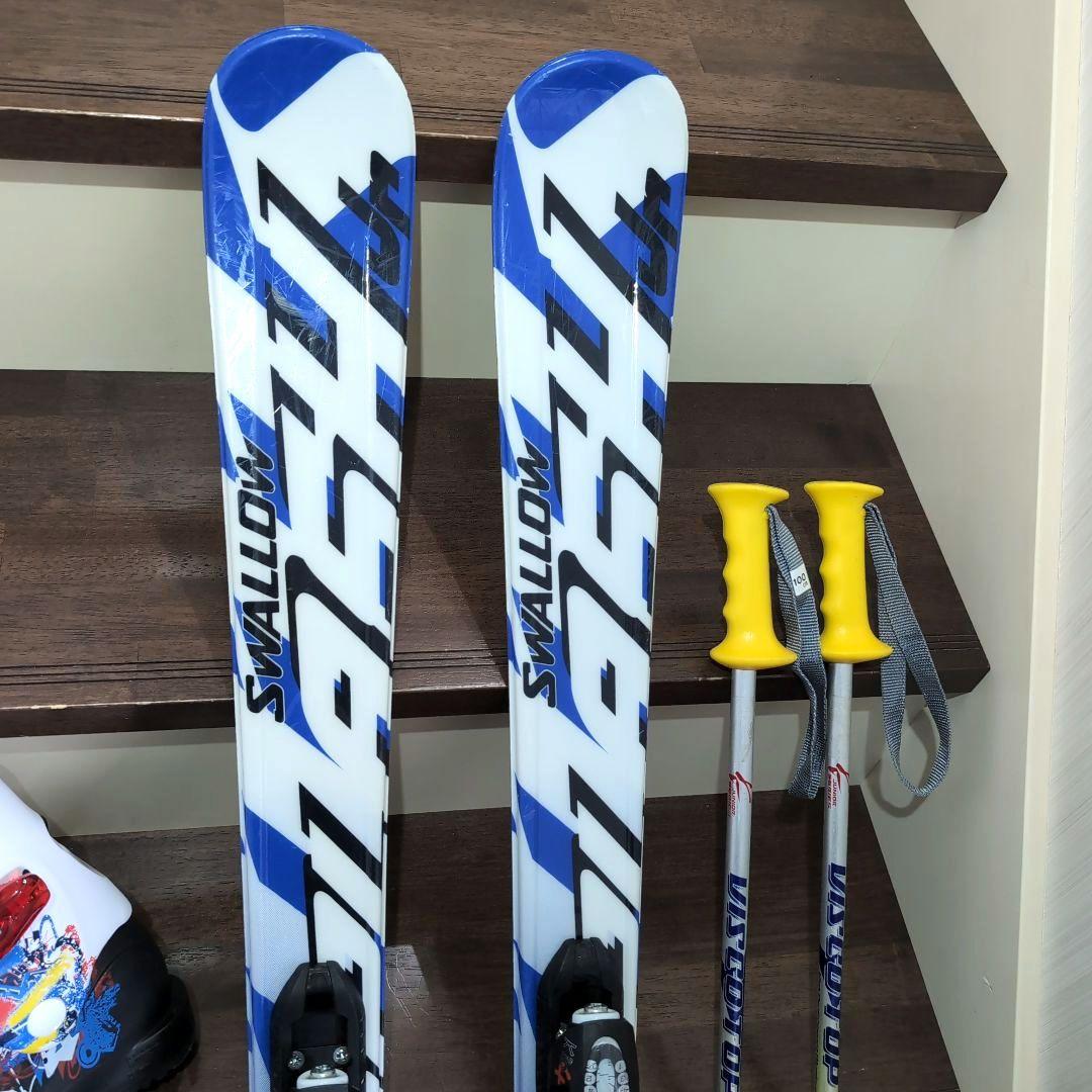 ヒ*ん様 Swallow スキー板 ビンディング ストック　セット 130cm