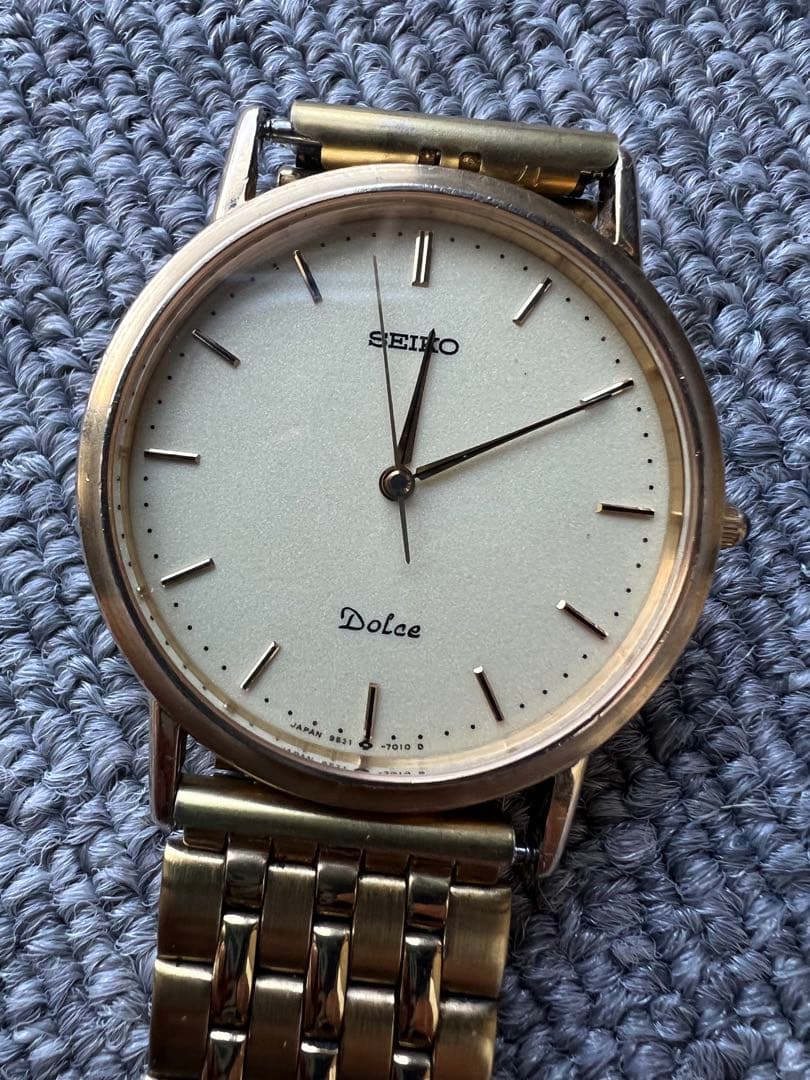 セイコー ドルチェ メンズ 10KT 腕時計