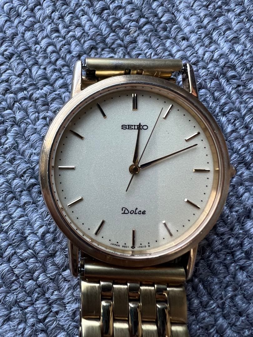 セイコー ドルチェ メンズ 10KT 腕時計