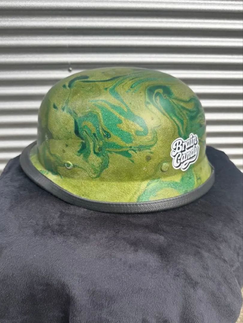 ナチヘル ジャーマンヘルメット マーブルペイント