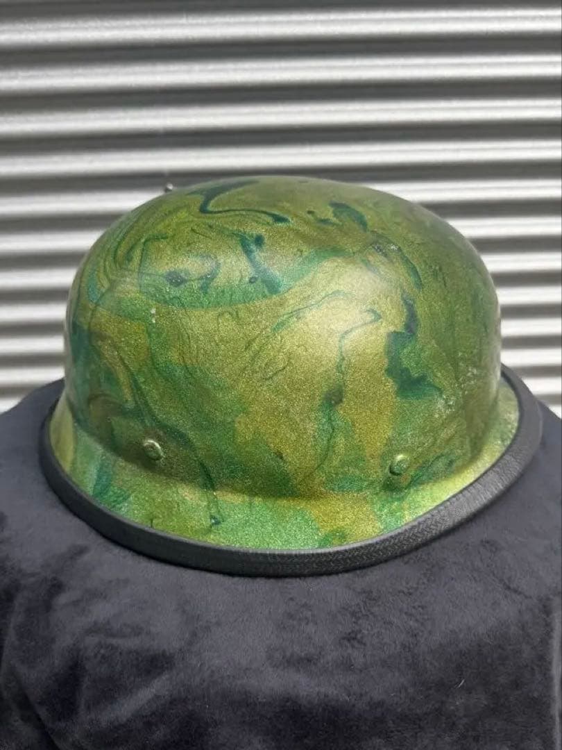 ナチヘル ジャーマンヘルメット マーブルペイント