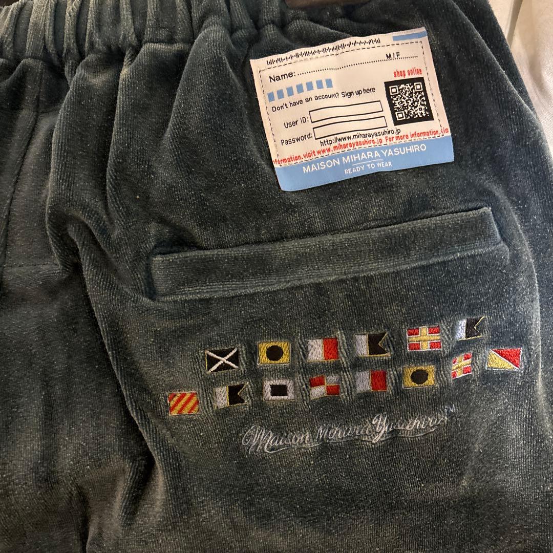 MIHARA YASUHIRO ベロアパンツ