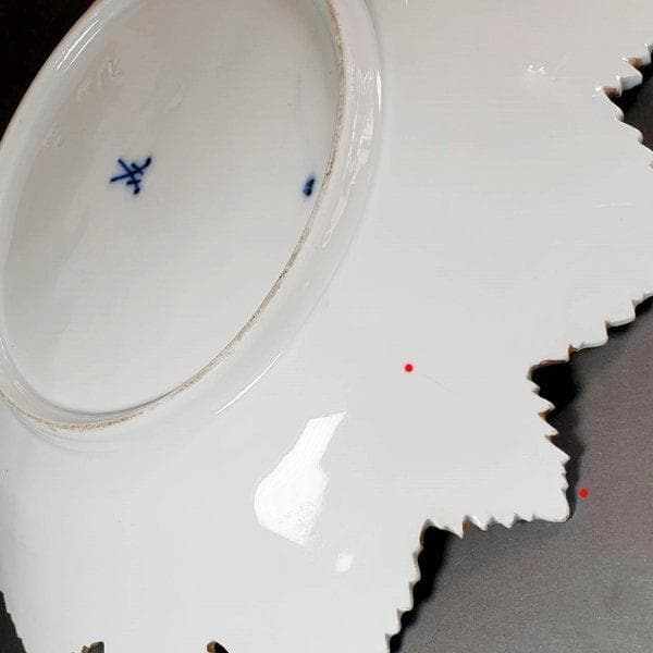 Meissen（マイセン 1825～1924 コバルト金彩　プレート　26.5㎝