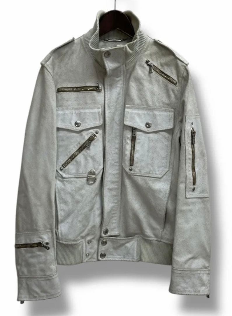 ジャケット・アウター DOLCE&GABBANA leather jacket 00s archive