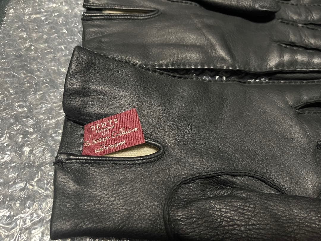 DENTS ディアスキン カシミアライナー ブラック