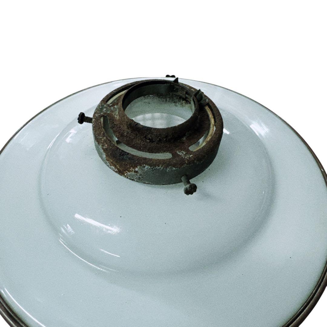 大正レトロ　電笠　乳白ガラス　昭和レトロ　照明　3点セット　現状品