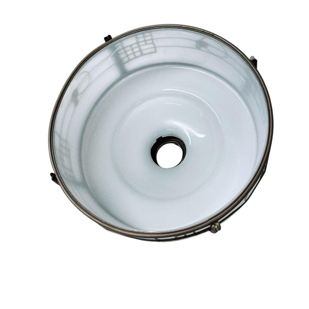 大正レトロ　電笠　乳白ガラス　昭和レトロ　照明　3点セット　現状品