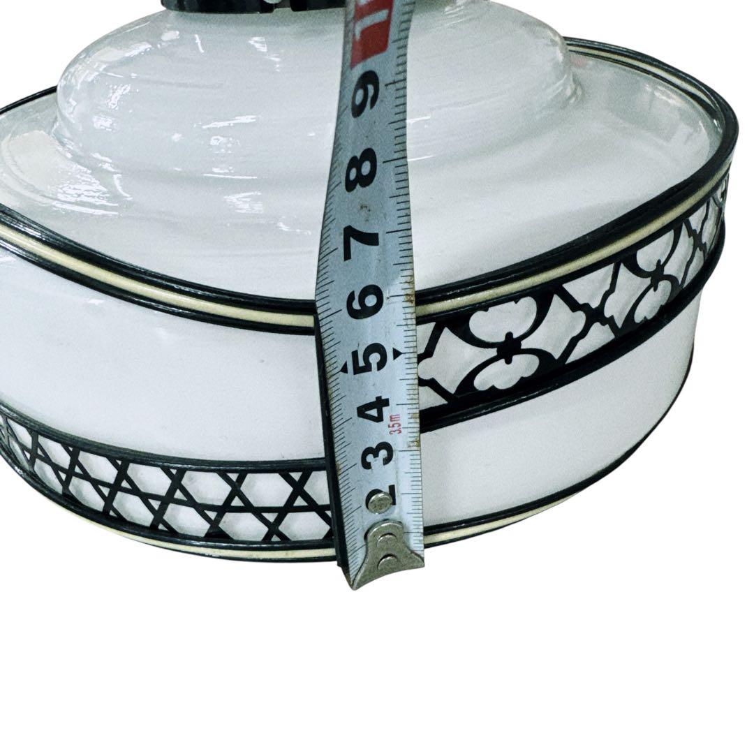 大正レトロ　電笠　乳白ガラス　昭和レトロ　照明　3点セット　現状品