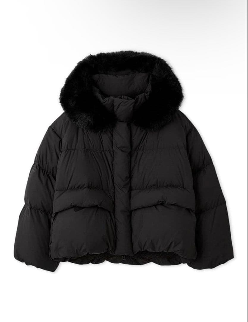 【FRAY I.D】フードファーショートダウンコート サイズ1