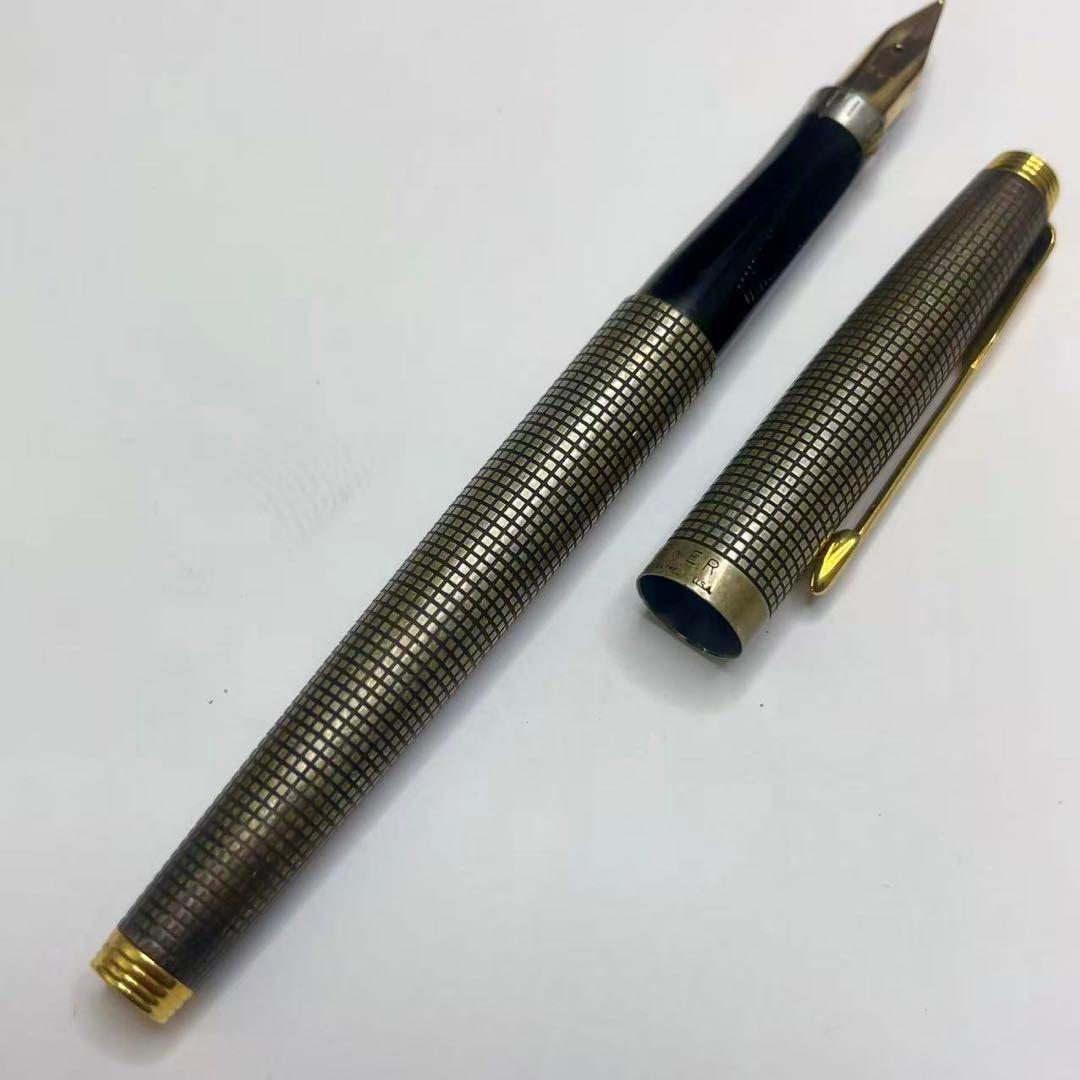 PARKER パーカー スターリング キャップ&バレル 万年筆 14k