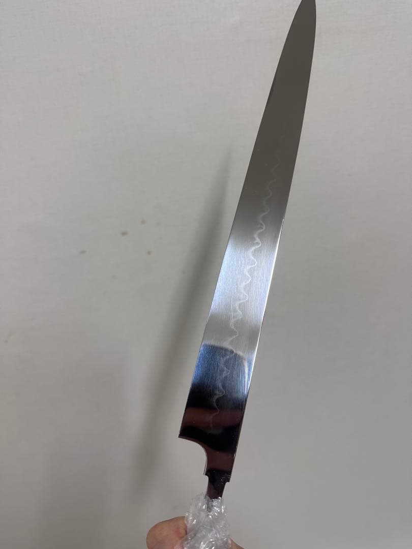 玄海正国　水本焼　白ニ　柳刃　330mm