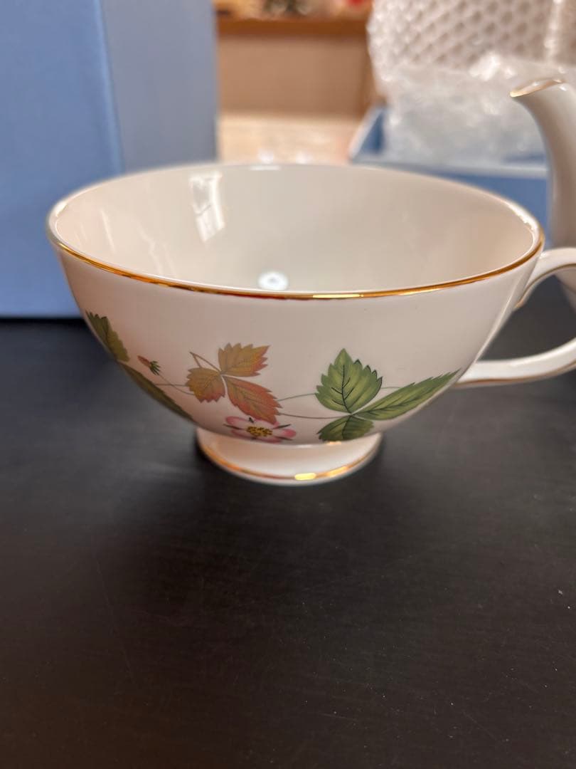 新品未使用❣️ウェッジウッド ワイルドストロベリー アルクレスコ ティーフォーワン