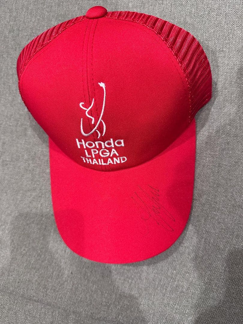 【超希少】アリヤ直筆サイン★新品公式キャップ LPGA Honda