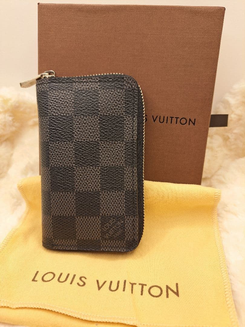 ルイヴィトン ジッピーパース ダミエケース　　箱付き　超美品